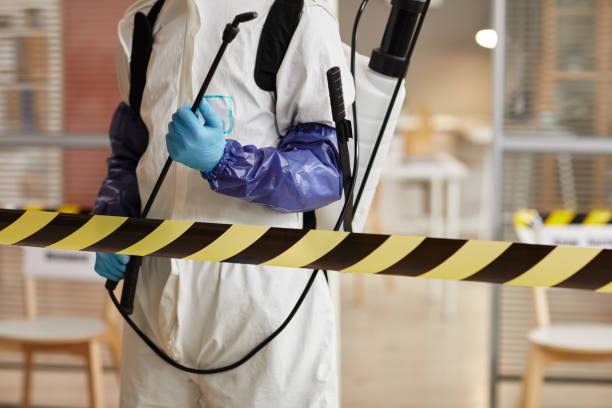 Professional Blood Cleanup technician working in Milton, NH